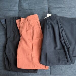 Black and Rust Pants Set